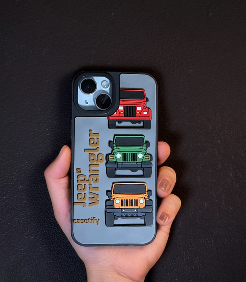 iPhone 13/14/15 Premium Jeep Wrangler Hard Protective Case