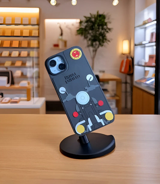 iPhone 13/14/15 Royal Enfield Anti-Slip Build Hard Protection Case