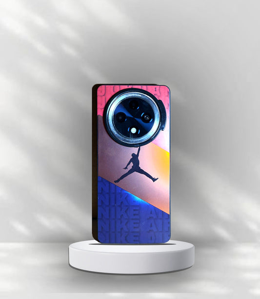 Oppo F27 Pro+ 5G Luxury Shimmer Air-Jordan Round Protection Case