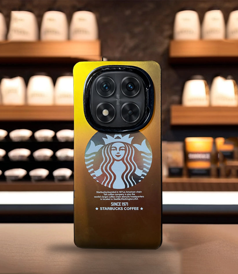 Redmi Note 14 Pro+ 5G Luxury Shimmer Starbucks/ The North Face Case