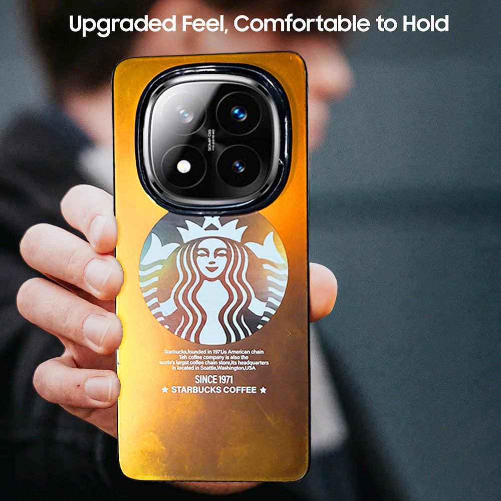 Redmi Note 14 Pro+ 5G Luxury Shimmer Starbucks/ The North Face Case