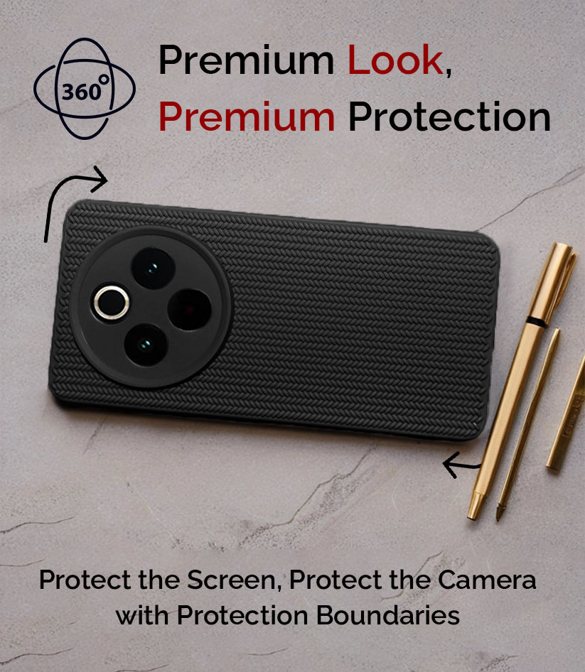 Vivo Y300 Pro 5G Round Ribbon Back Water Resistant Case