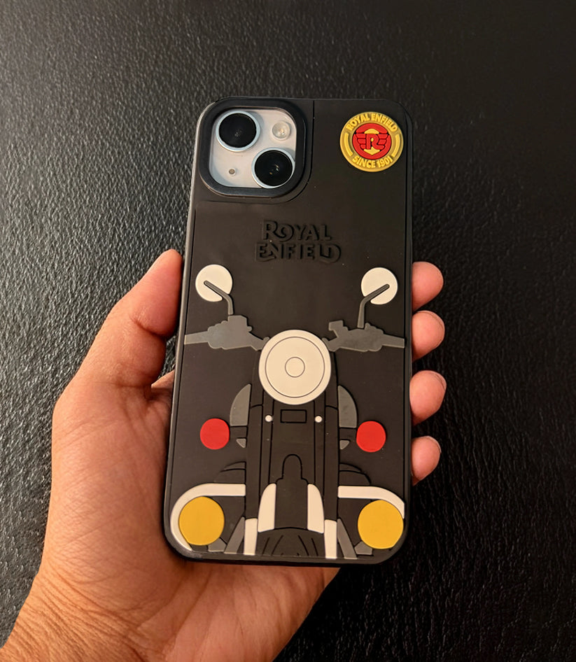 iPhone 13/14/15 Royal Enfield Anti-Slip Build Hard Protection Case