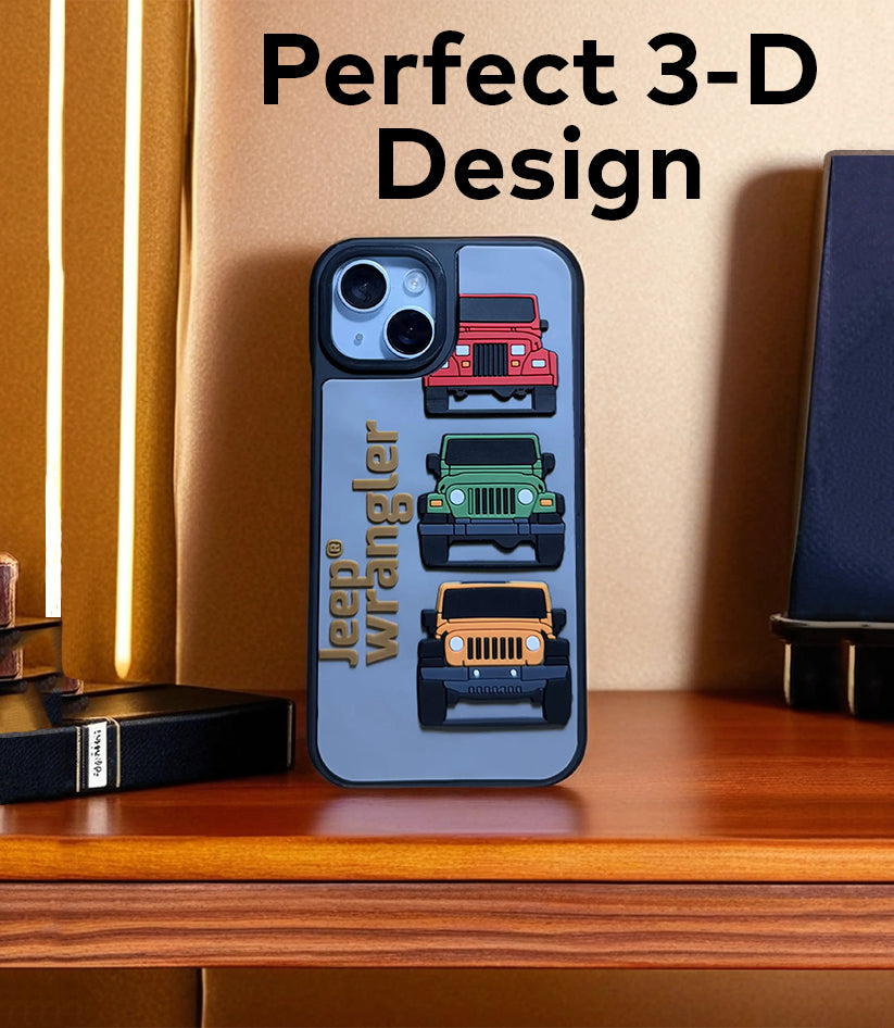 iPhone 13/14/15 Premium Jeep Wrangler Hard Protective Case