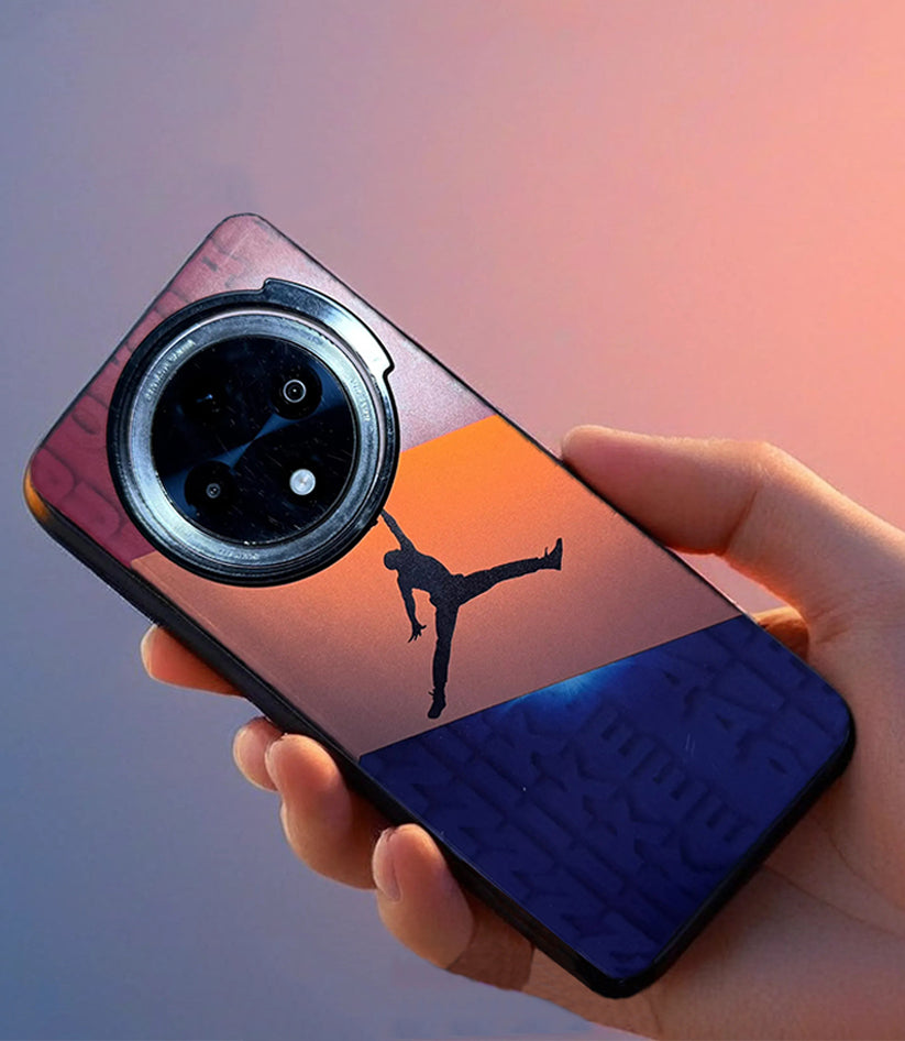 Oppo F27 Pro+ 5G Luxury Shimmer Air-Jordan Round Protection Case