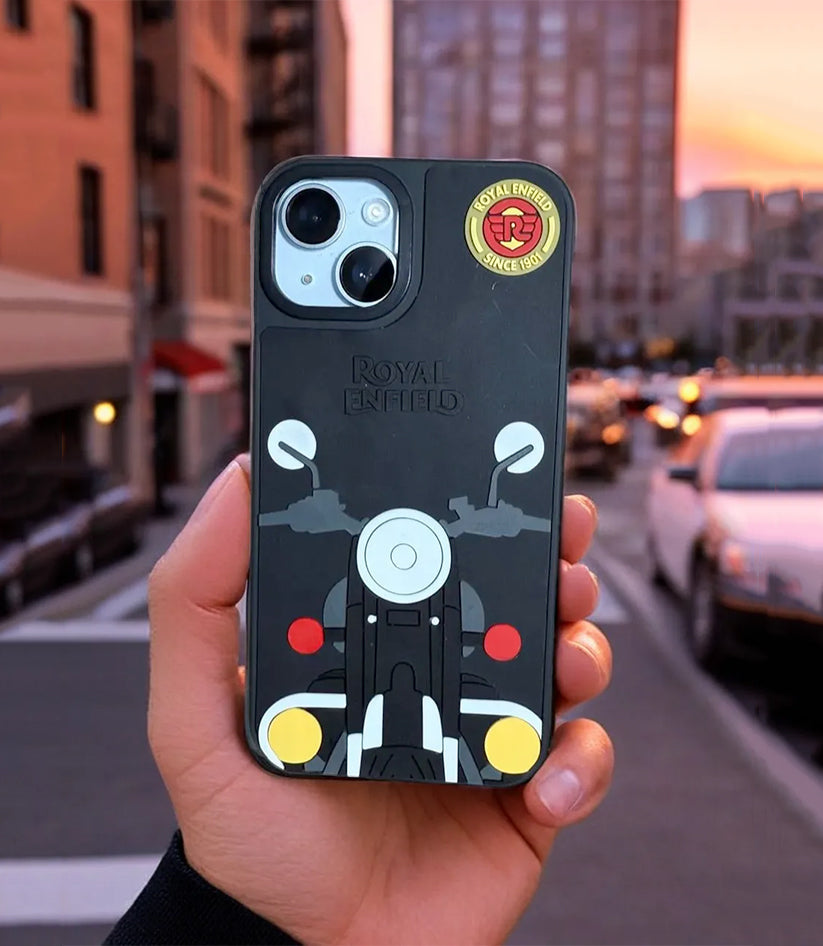 iPhone 13/14/15 Royal Enfield Anti-Slip Build Hard Protection Case